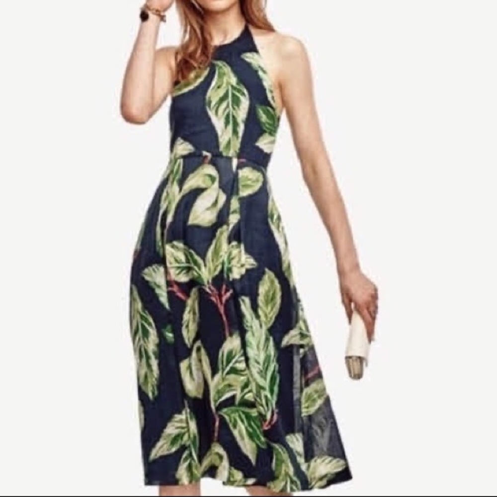 ANN TAYLOR HALTER DRESS - W 10 US